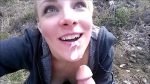 Sloppy Deepthroat & Cum Facial in a Public Park