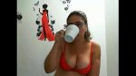 Colombian mature masturbates on cam