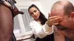 mistress mira xxxl load cum eating cuckold in the office