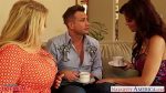 Superb moms Karen Fisher and Syren De Mer share cock